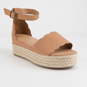 Nude Platform Espadrille Sandals